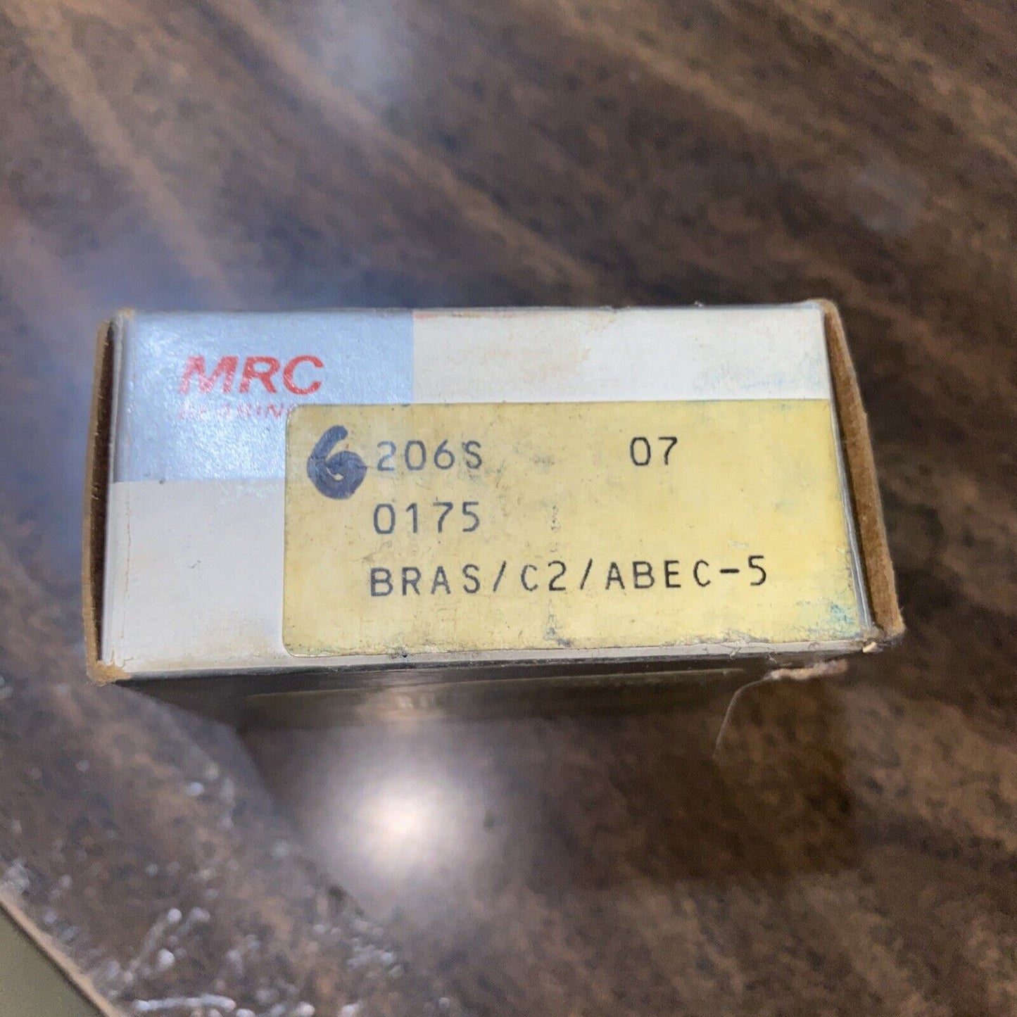 MRC Bearings #206s, 30x62x16