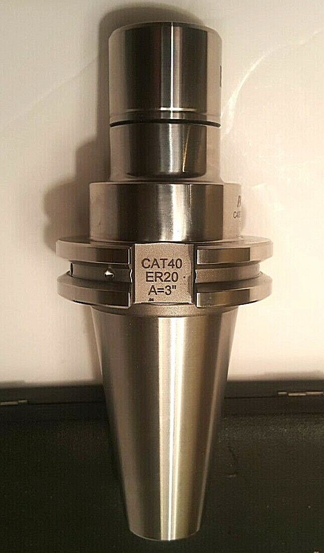 PARLEC CAT40 C40BC-20EROS300 EROS PRECISION ERos20 COLLET CHUCK, 3" Proj. NEW