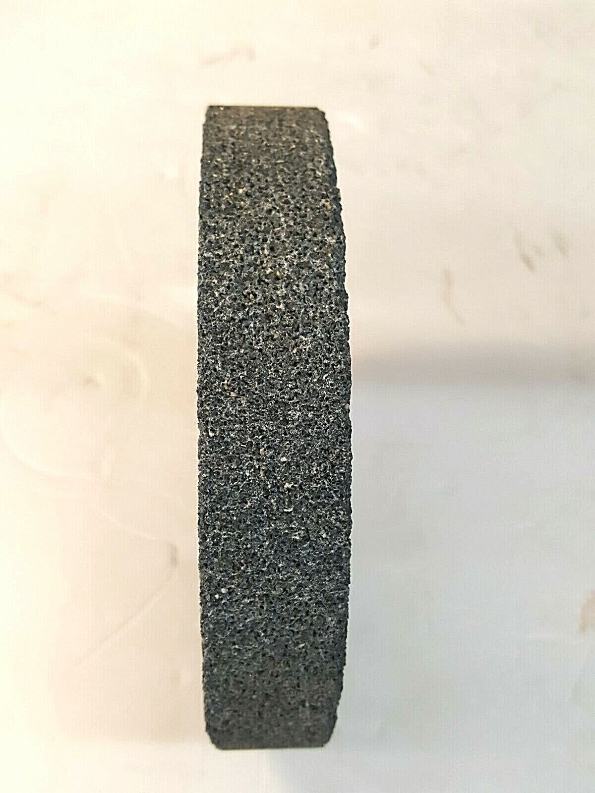 CARBORUNDUM GRINDING WHEEL 24 GRIT 6" X 1" X 3/4", A24-Q6-V10, 1 RECESSED SIDE