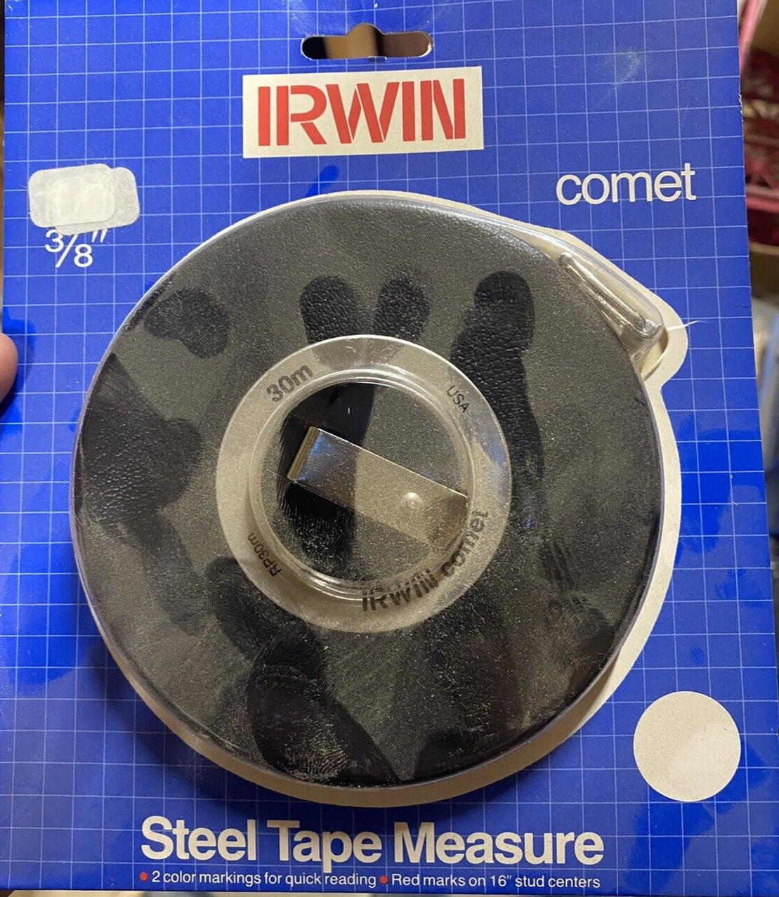 Irwin Comet Steel Tape Measure RP30M. FREE SHIP!!!