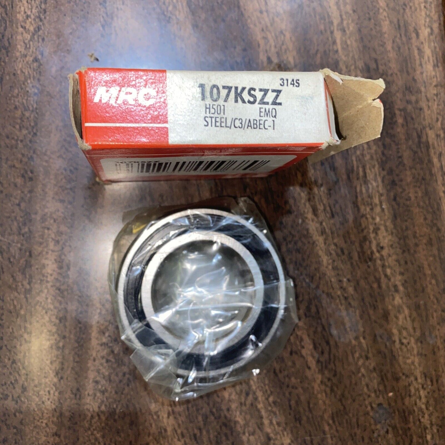 MRC Bearing #107KSZZ, 35x62x14.