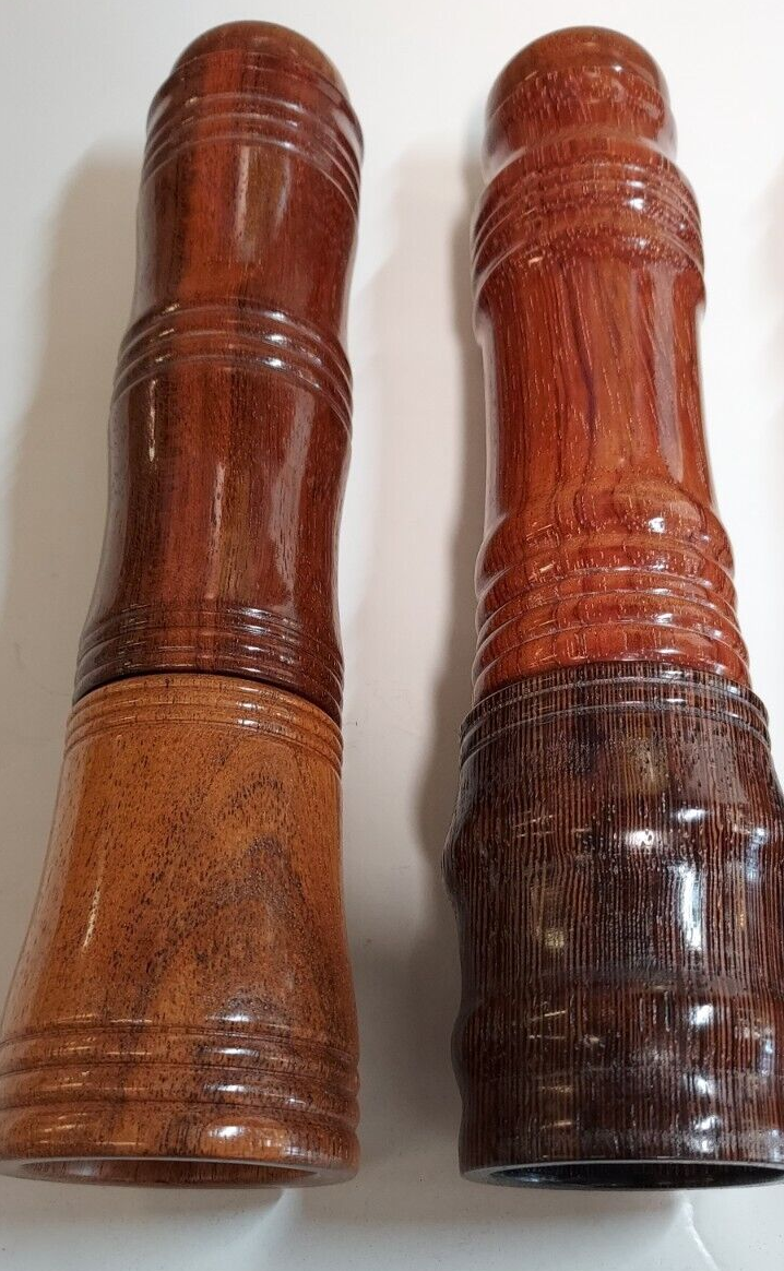 Peppermill Grinder 4 pcs (3 New, 1 demo unit) Exotic Woods, Shaftless, Ceramic