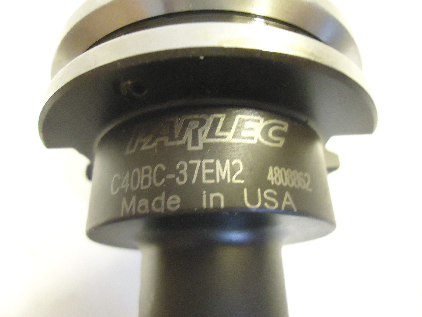 PARLEC CAT 40 End Mill and Tool Holder, USA, #C40BC-37EM2, Used.