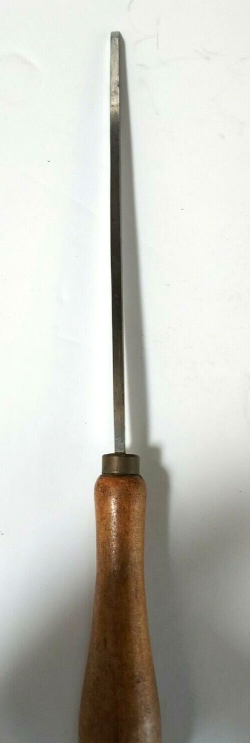 Vintage Carving Chisels 4pcs. Assorted 9/64" x 6-3/4" Strt., England & 3 Curved