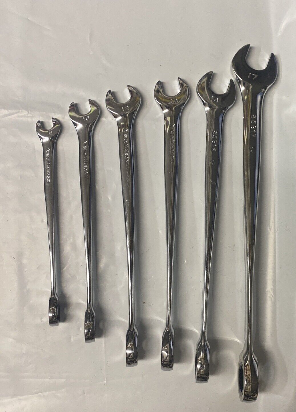 Gearwrench Ratcheting Wrenches, 6pc, 12point, 8,10,12,13,14,17mm.
