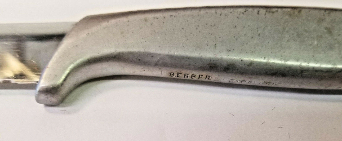 Gerber Legendary Blades Carving 2 Piece Set Ron Stainless Steel w/Walnut Box