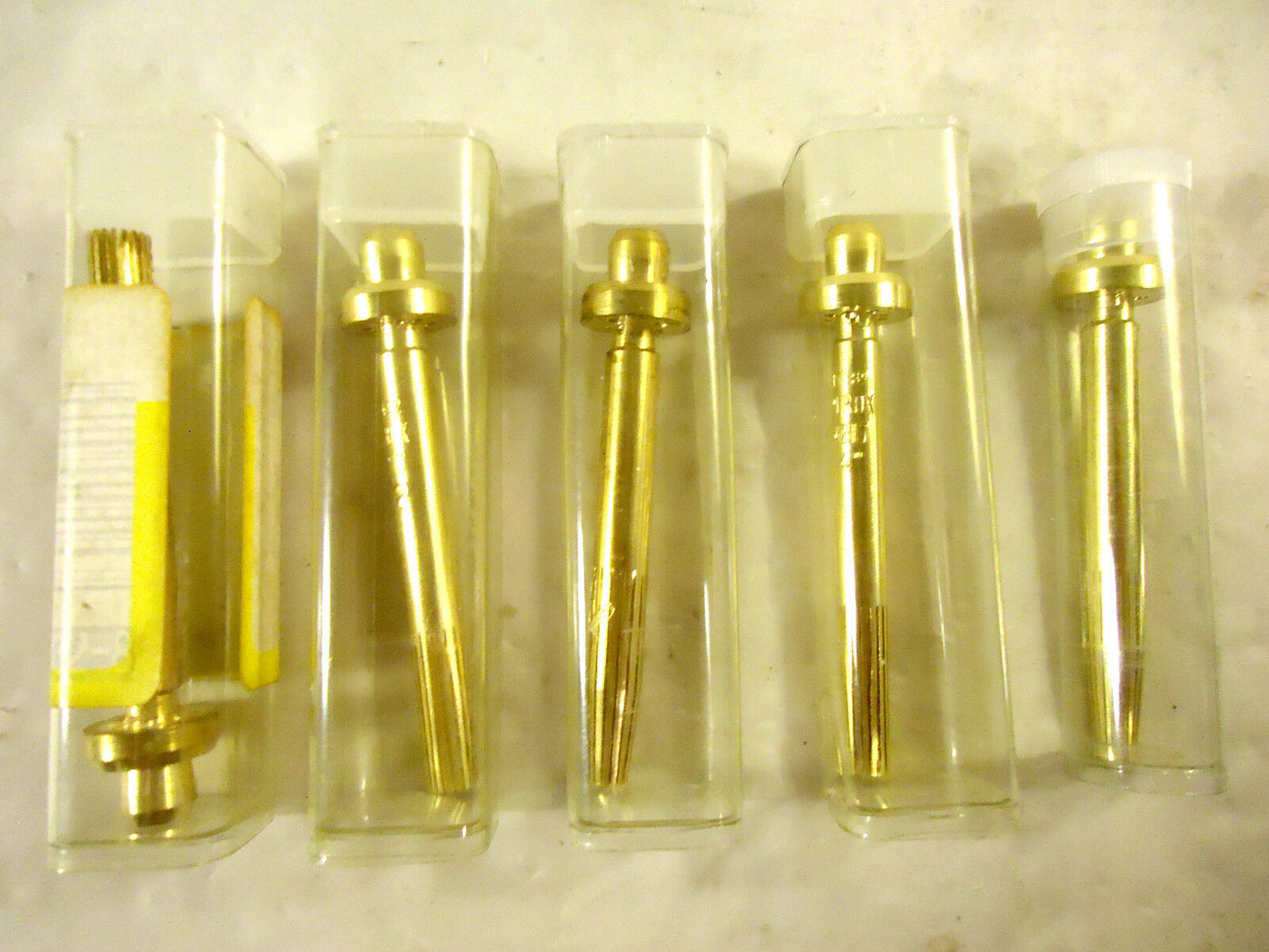 Purox Series 4217 Propane Cutting Tip Nozzles 5 pcs: 1/4”; 1”; 2pcs - 4"; 12”.