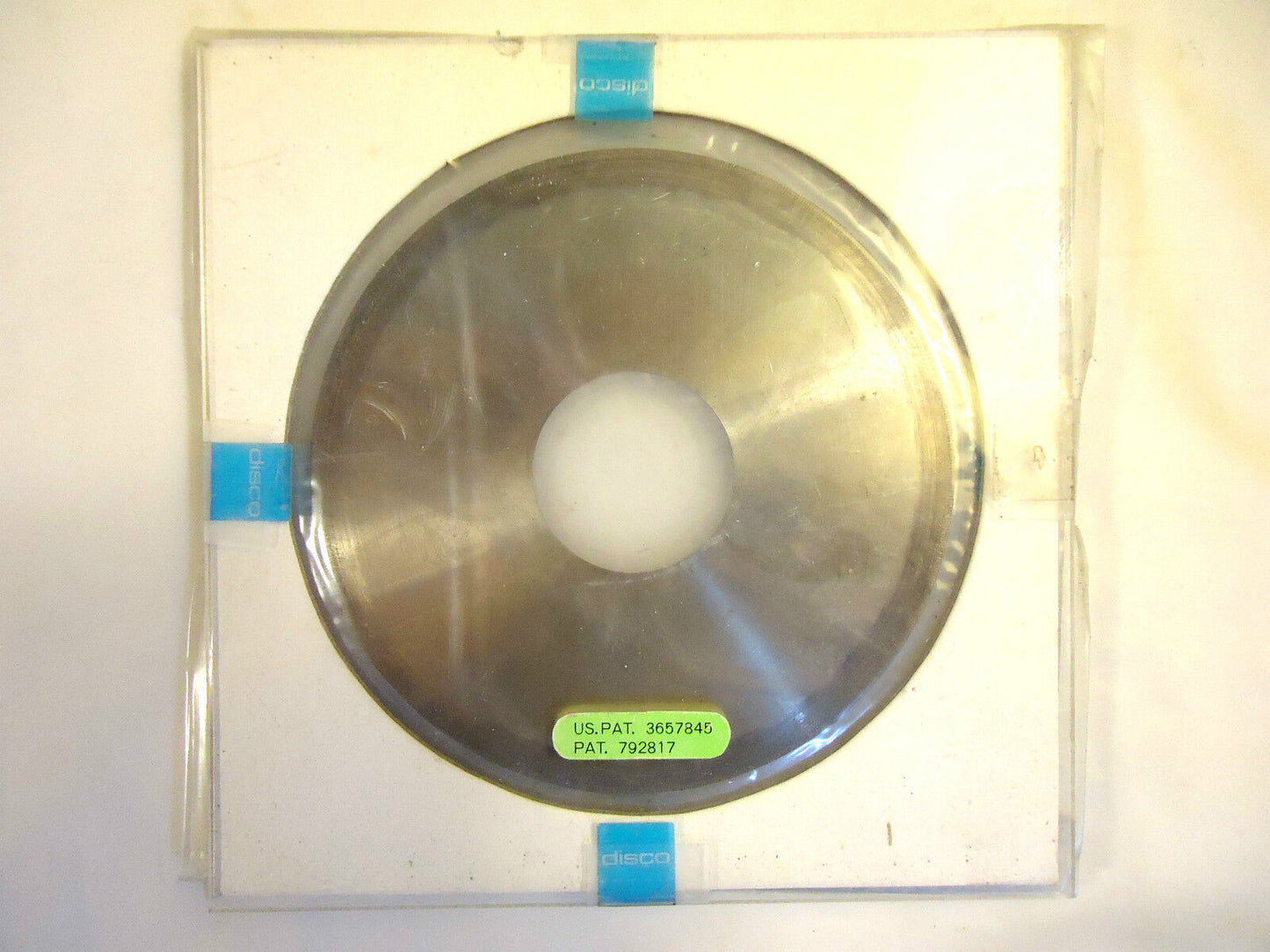 DISCO Abrasive Systems 4” x 1 ¼” x .0079” Diamond Blade, NEW/OTHER