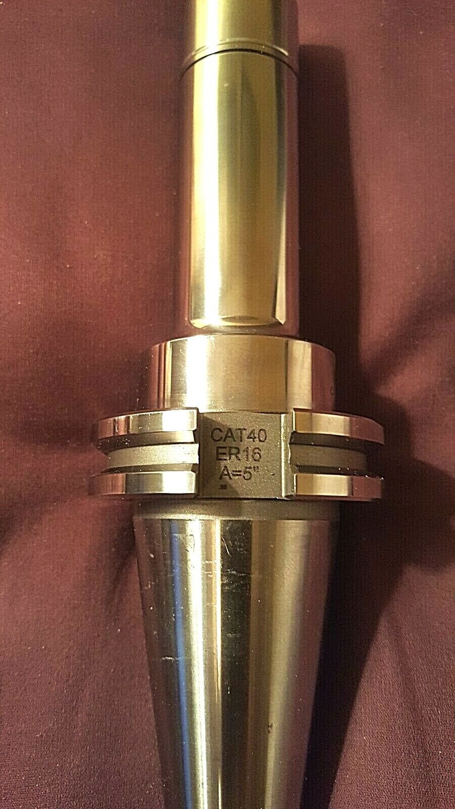 PARLEC CAT40  C40BC-16EROS500 EROS PRECISION ERos16 COLLET CHUCK, 5" Proj, Good