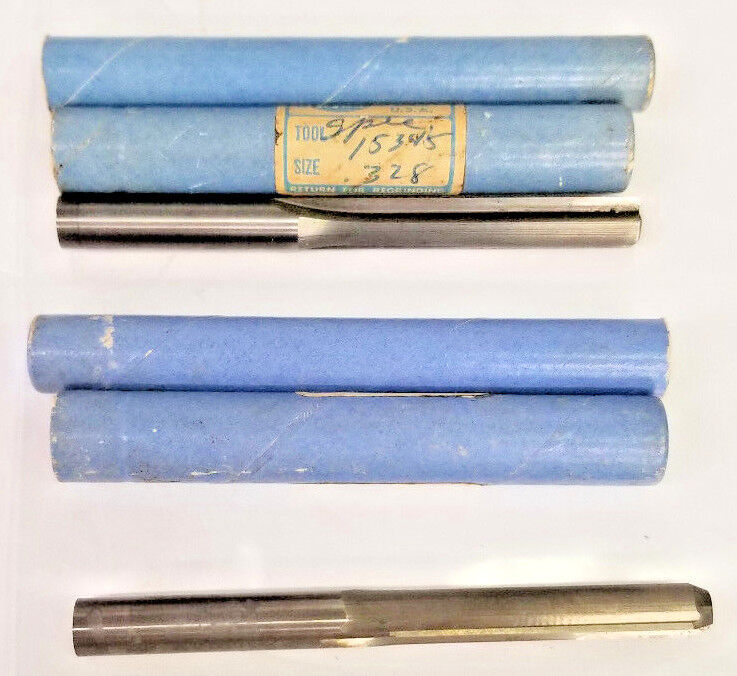 ATRAX Solid Carbide Straight 2 Flute Chucking Reamers 33pcs, Asstd. Sizes, Used