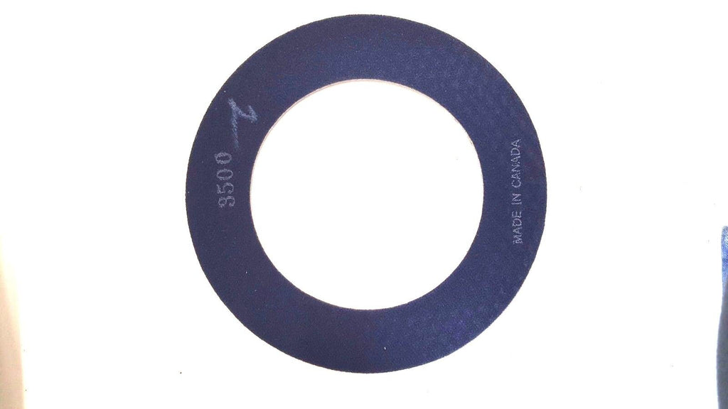 Diamond Resin Polishing Pads, 7-3/4” with 5” Arbor Hole, Hook & Loop Backing