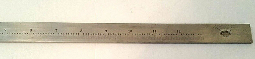 Vintage TUMICO 75-12 Vernier Caliper with Nib Style Jaws, 0-12" Range, .001"