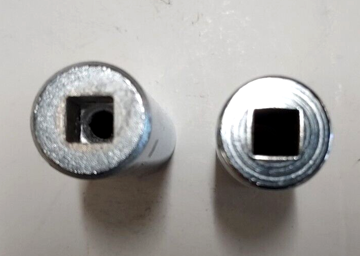 1/4  Drive 1/2 inch, 1 ea 6 & !2 Point Deep Sockets Made in USA, Assorted Brands