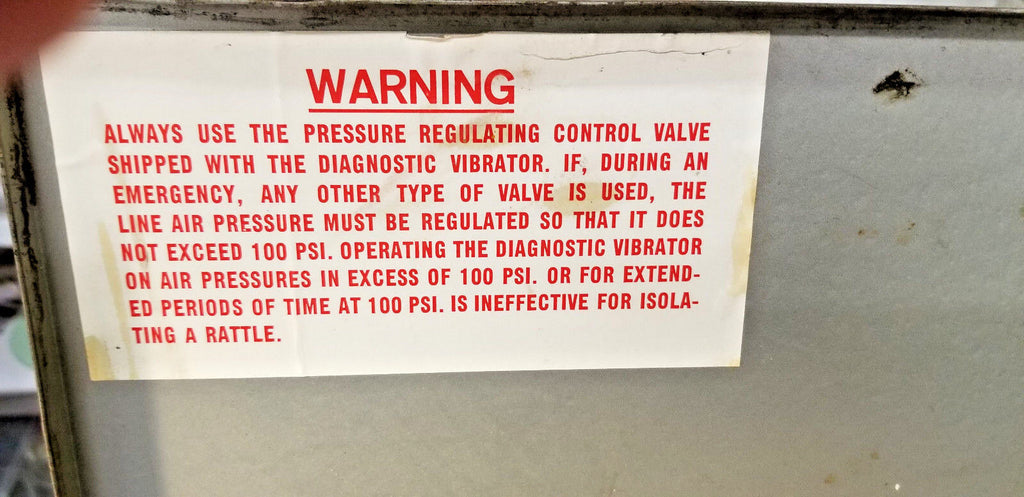 Ingersoll-Rand NO. 8205 Automotive Diagnostic Vibrator, “The Rattle Tattler”