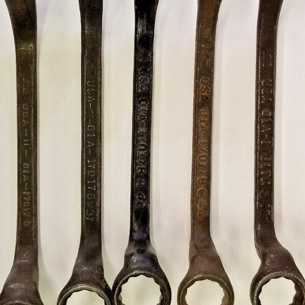 Vintage * Ford * USA Wrenches, 1 Lot, Five Variations 01A – 17017B  Wrenches