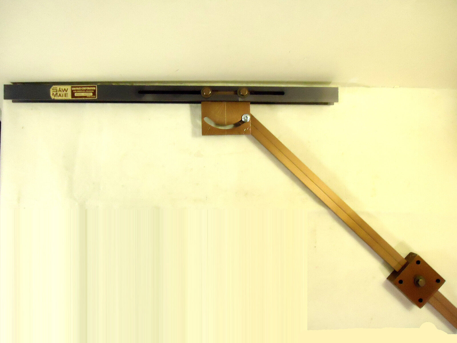 Vintage SAW MATE Model SM2460, Protractor Attachment Only, Used.