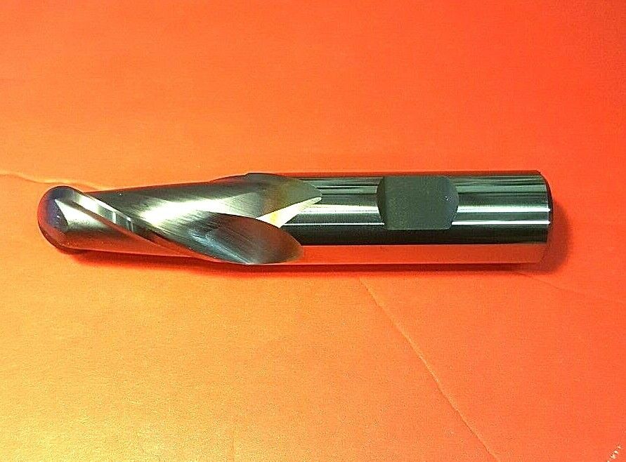 Niagara Cutter Carbide Ball End Mill 3/4"x3/4"x1-1/2" x4", 2 Flute, TIALN, NEW
