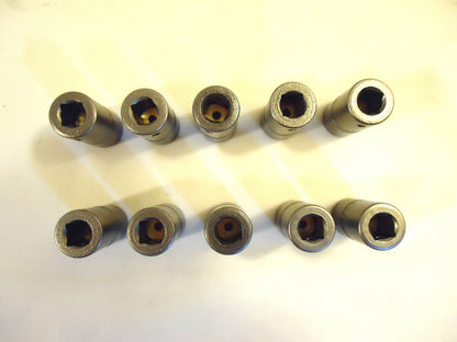 Magnetic Sockets, 10 pcs, 1/4” Drive X 11/32" Hex, Hanson, USA, #93641