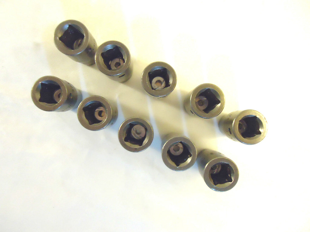 Magnetic Sockets, 10 Pieces, 1/4” Drive X 3/16” Hex, Impact, Hanson, #93602, USA