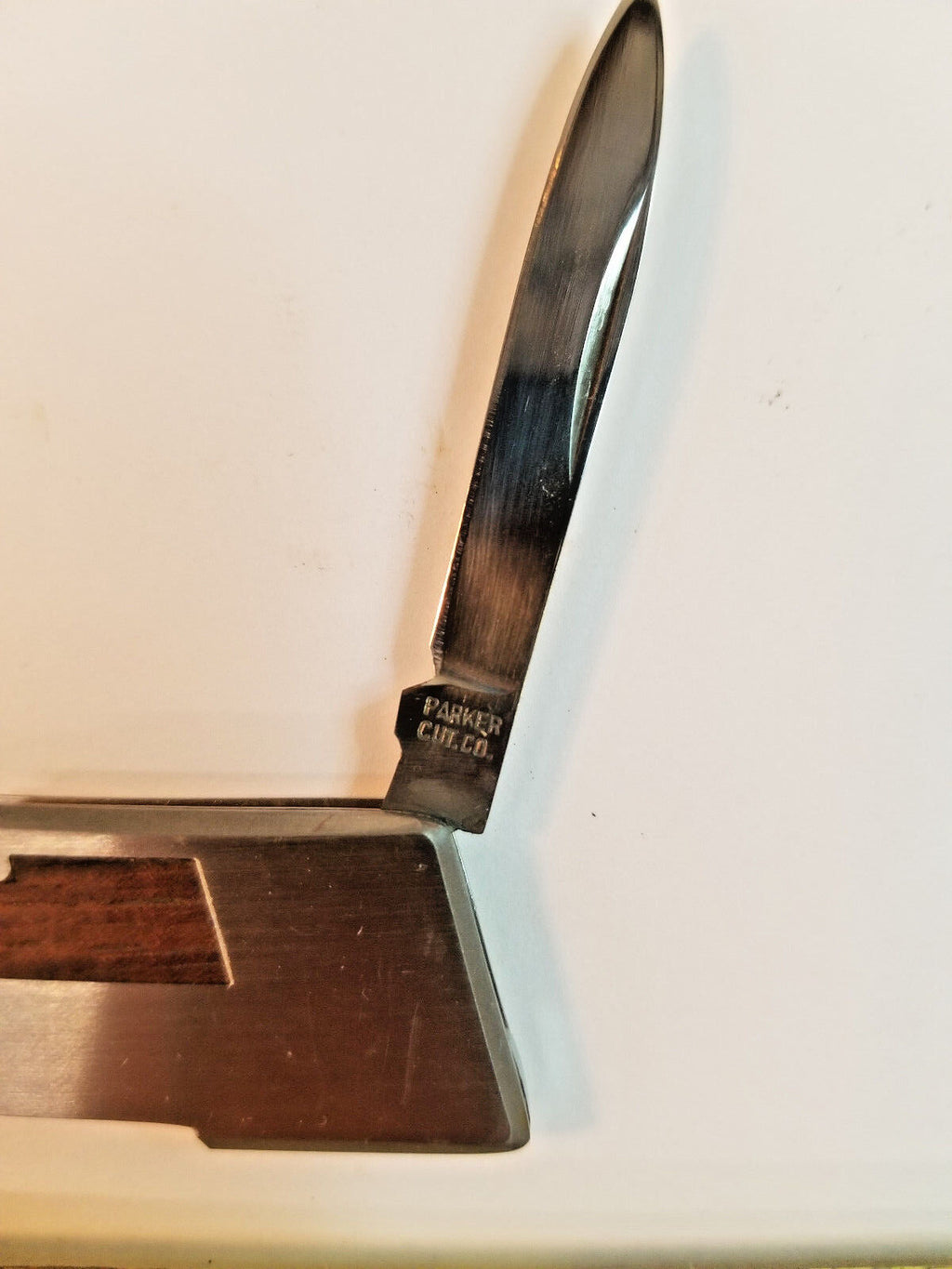 VTG Parker Eagle 3 Blade Knife, NEW, # 893, Wood Inlay Handle, Free Shipping