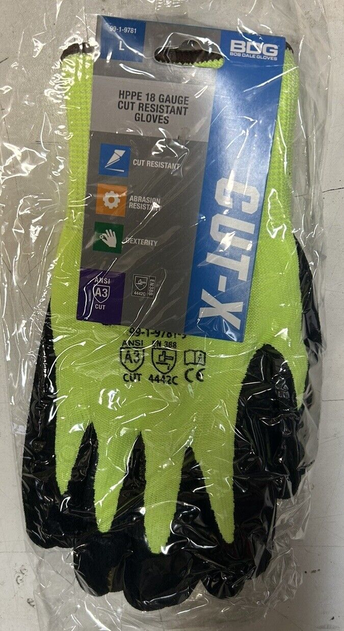 BDG Cut-X Cut Resistant Gloves 1 Pair Size Large