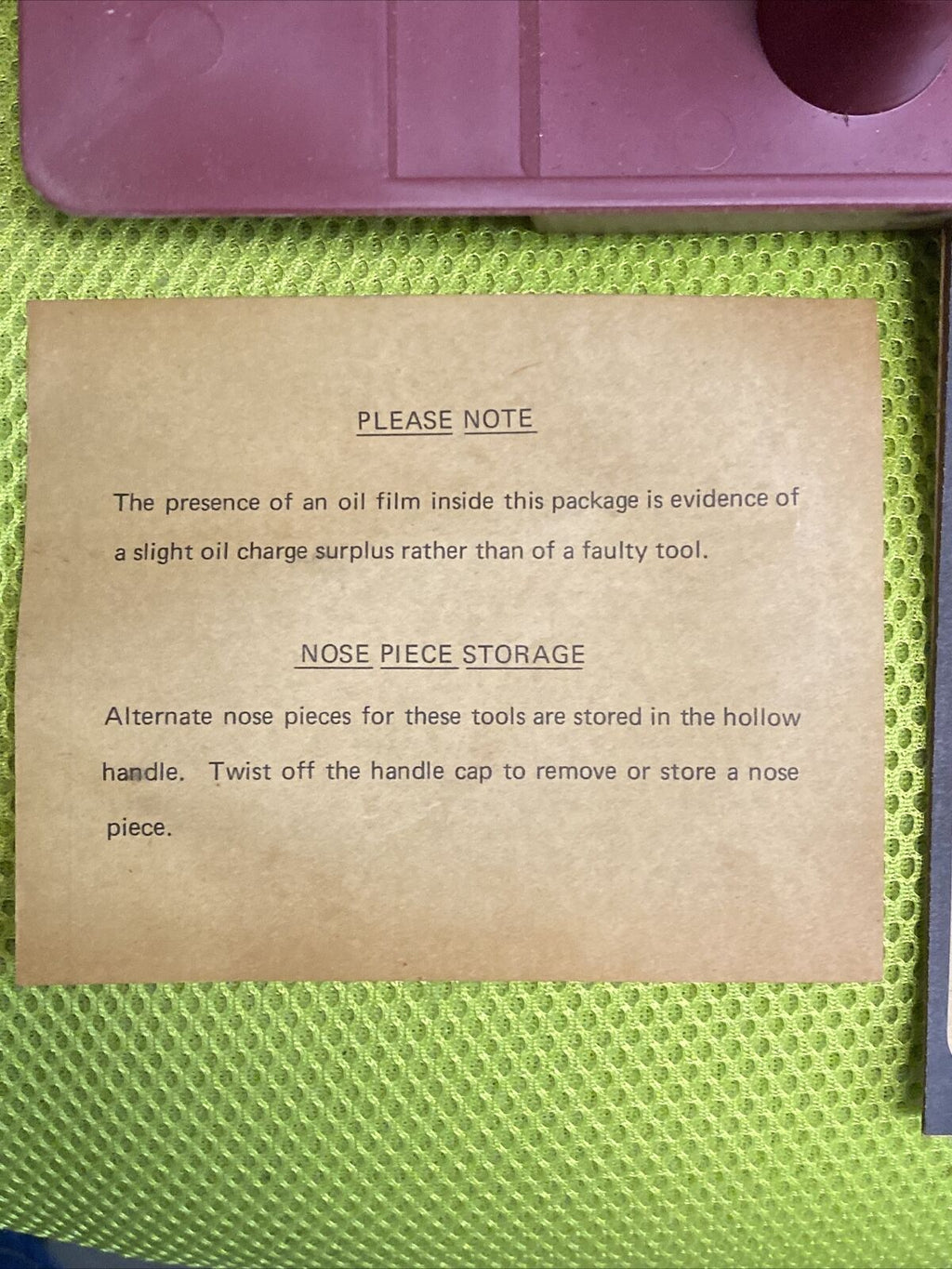 sears craftsman hydraulic riveting tool, 97477.