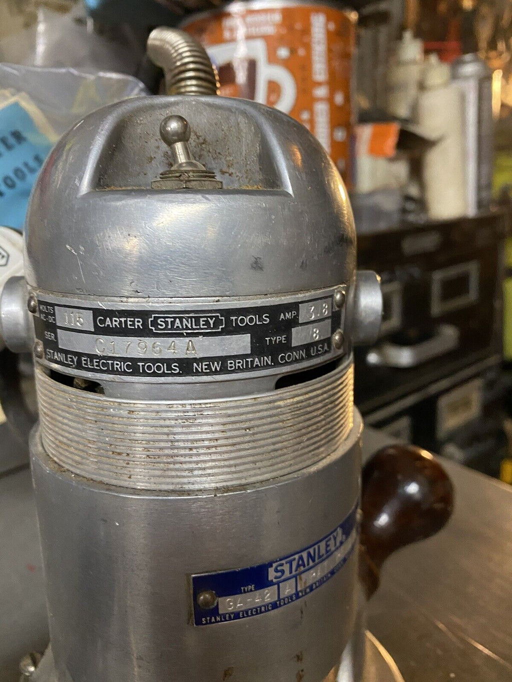 carter stanley trim router, stanley base,generic guide,original papers,FREESHIP!