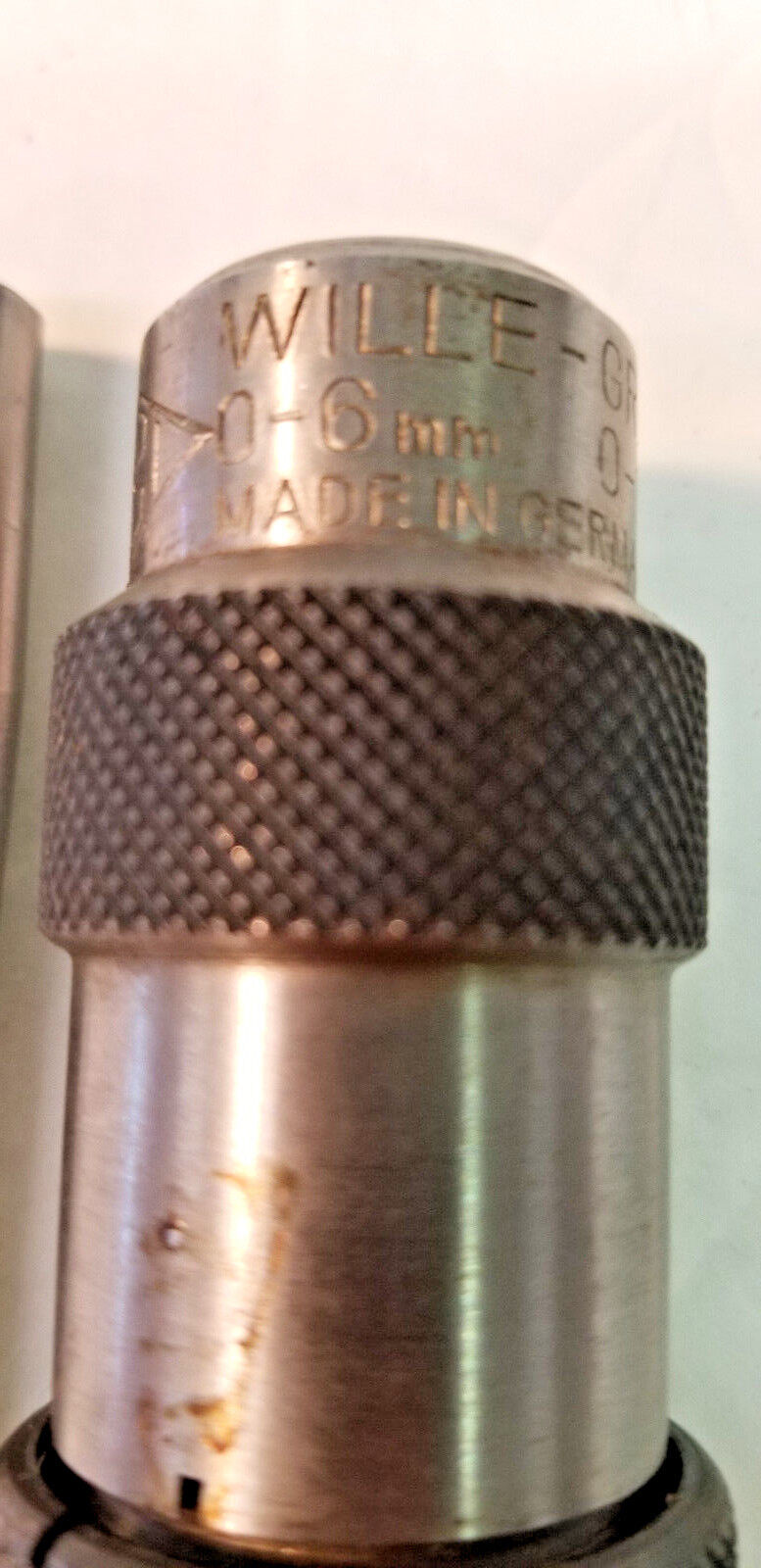 Precision Drill Chuck WILLE-GRIP, Germany, 0-6MM, KEYLESS, w/ #1MT Arbor, NEW