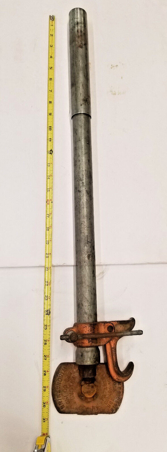 Vintage 1939 Vulcan (L.D. Nilson) Ace-HY Double Acting Hydraulic Bumper Jack