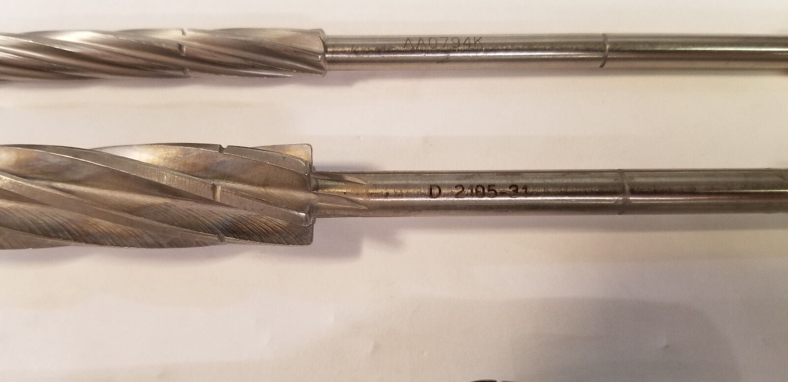 ORTHOPEDIC SURGICAL BONE REAMERS AND STEP DRILL BIT, USED