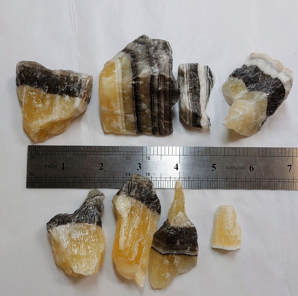 Zebra Onyx Calcite Rough 1lb