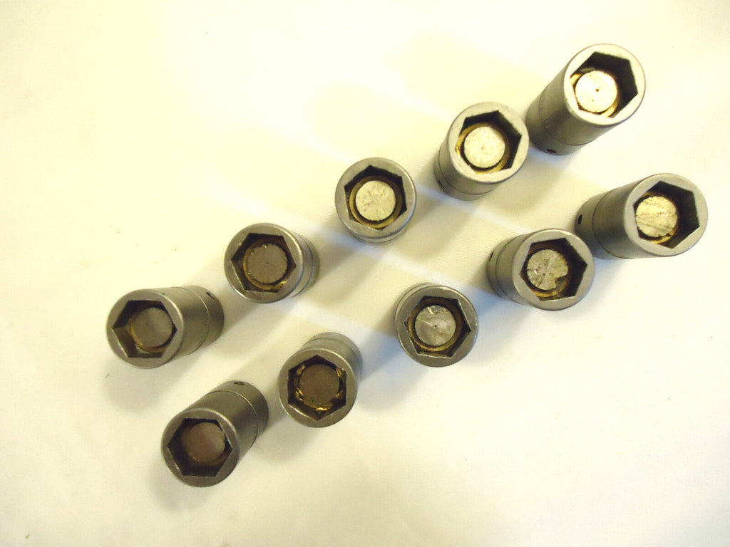 Magnetic Sockets, 10 Pieces, 1/4” Drive X 11mm Hex, Impact, Hanson, #93655, USA