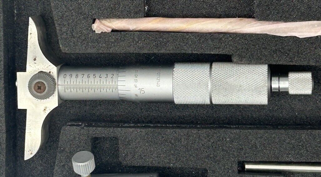 Spi Depth Micrometer No. 11-566-7 Machined to 5 Degree Angle!
