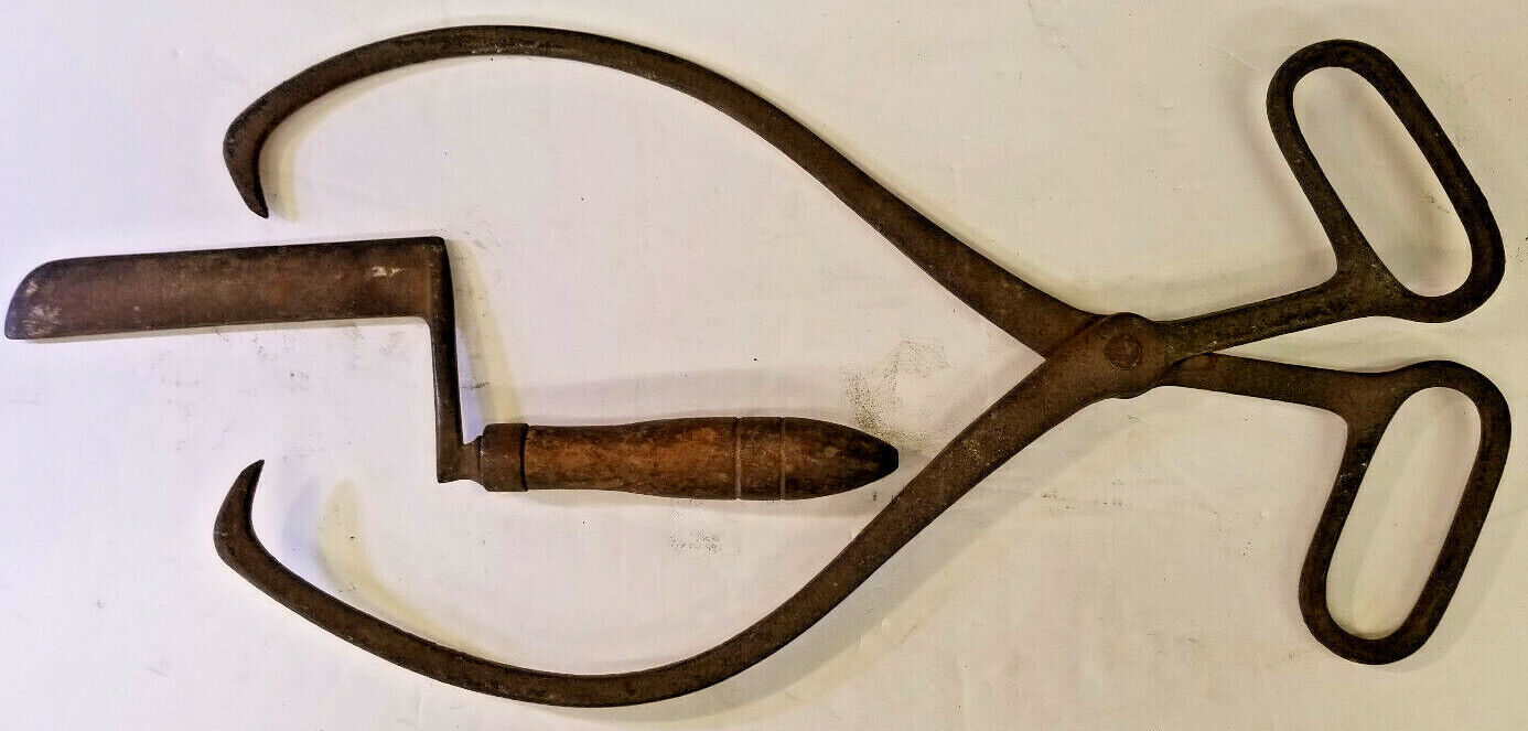 1 LOT of 6 Pieces Vintage Primitive Tools, Steam Punk