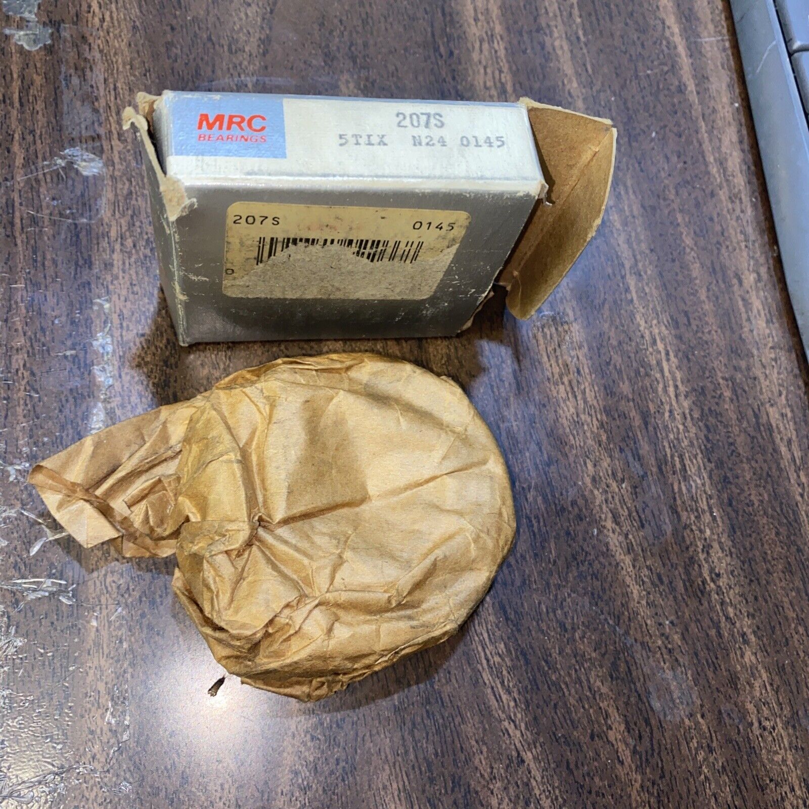 MRC Bearings #207s, 1.378ID X 2.835OD.