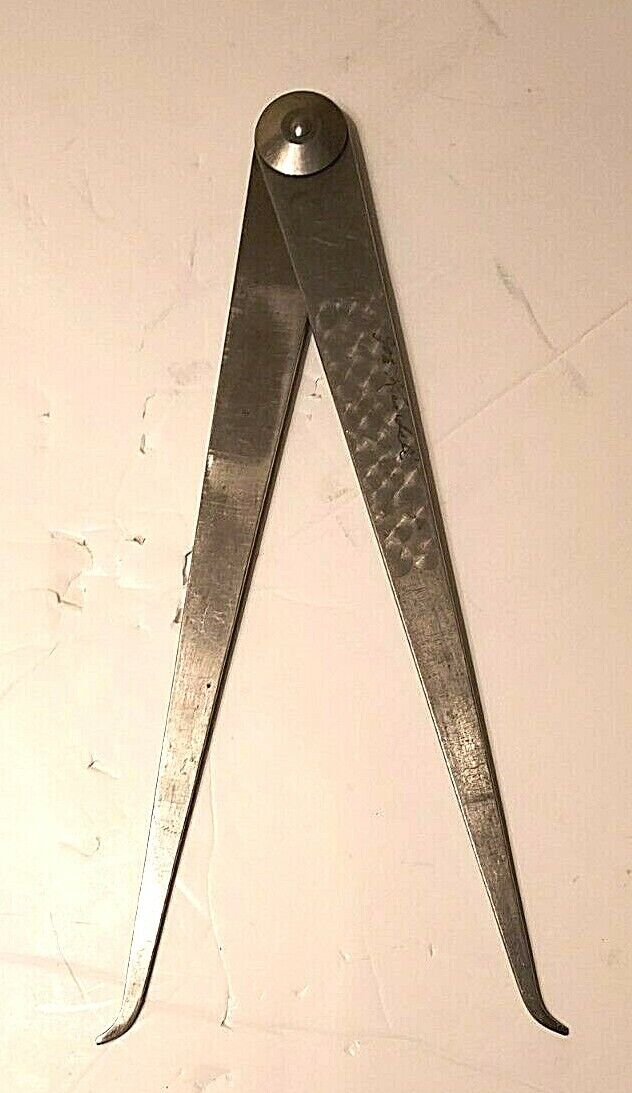 VTG STARRETT Firm Joint Calipers 4pcs.: 10" OD; 10" & 6" ID; 6" Hermaphrodite