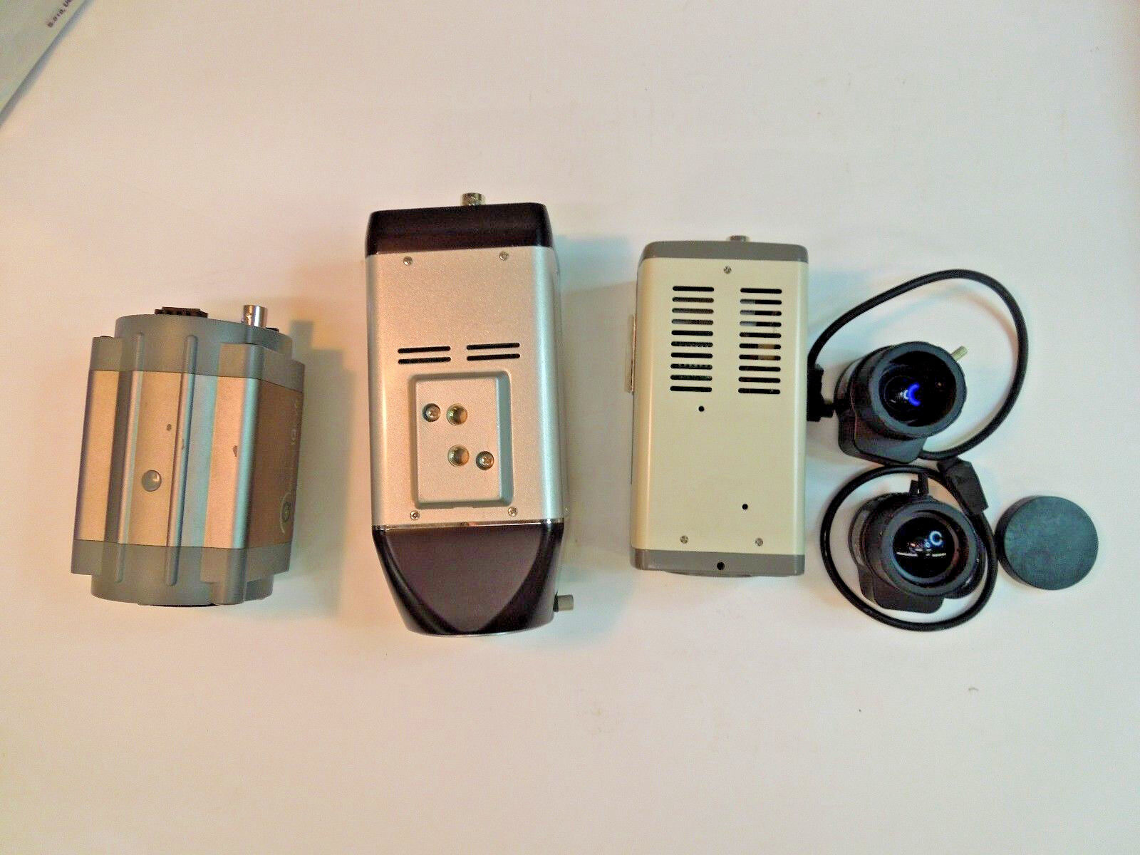 5 Pc LOT- IQeye 751; IP Box Cam 5300; Samsung SNC-550; 2 Pentax 3-8mm CCTV Lens