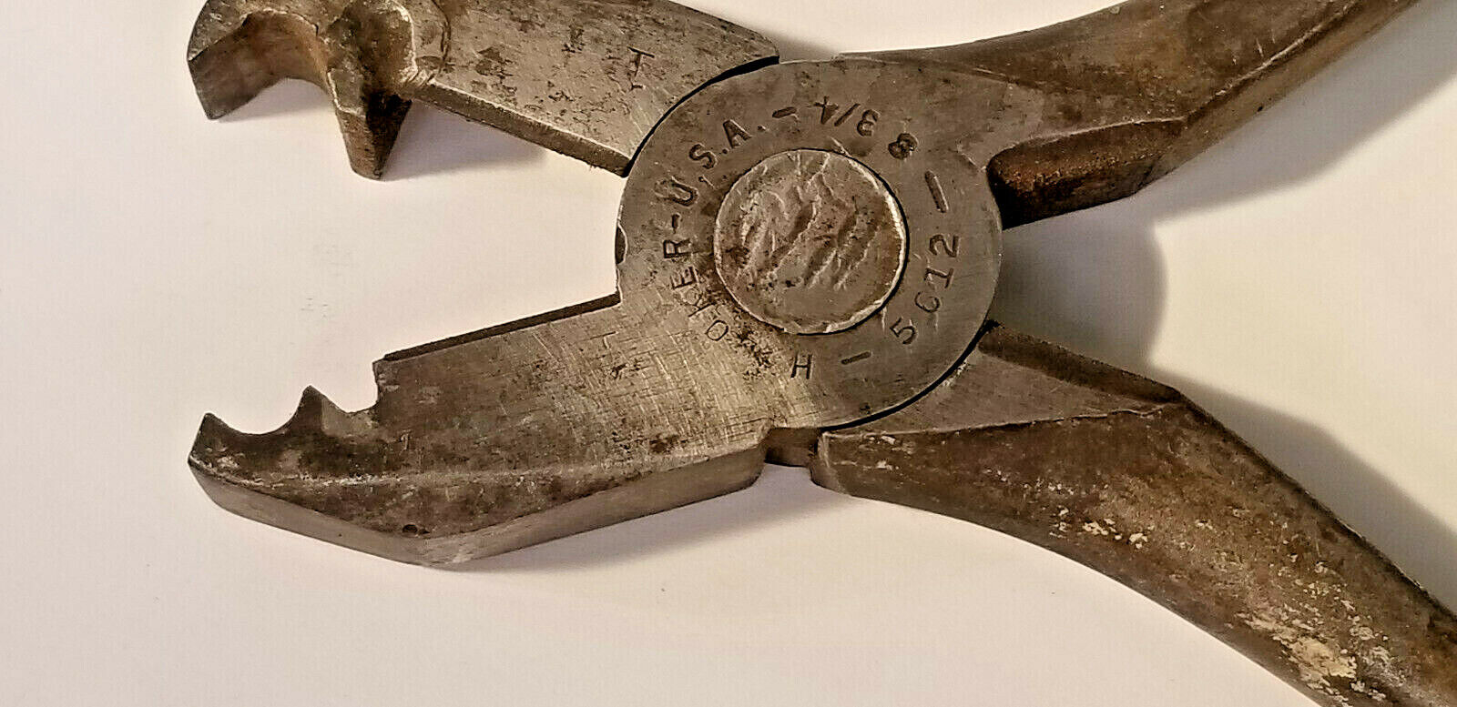 Vintage H BOKER #5612 Lineman's Plier Modified for Crimping