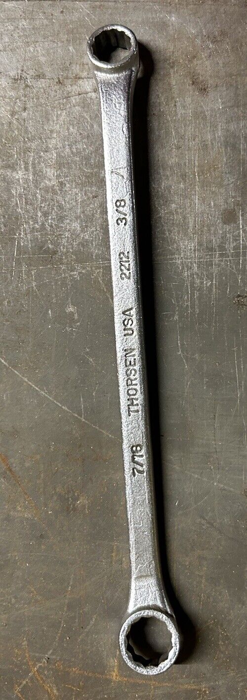 Thorsen USA Double Box End Wrench 7/16” And 3/8”, 1pc.