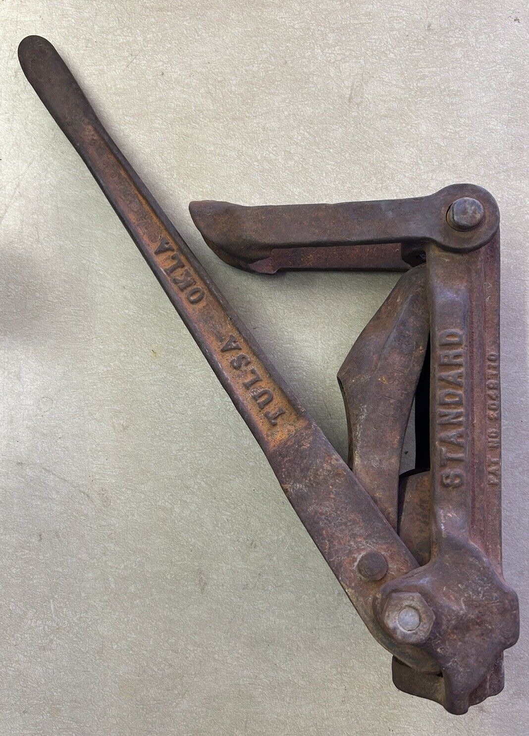 Vintage J.E. Shaffer Co. #2 Chain Come-Along Tulsa,OK.