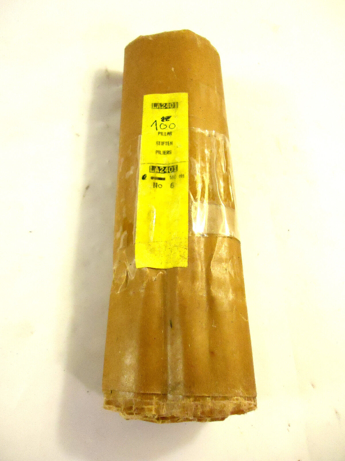 Swiss Made Pillar Needle Files, 100pcs, Cut #6, Switzerland, New.