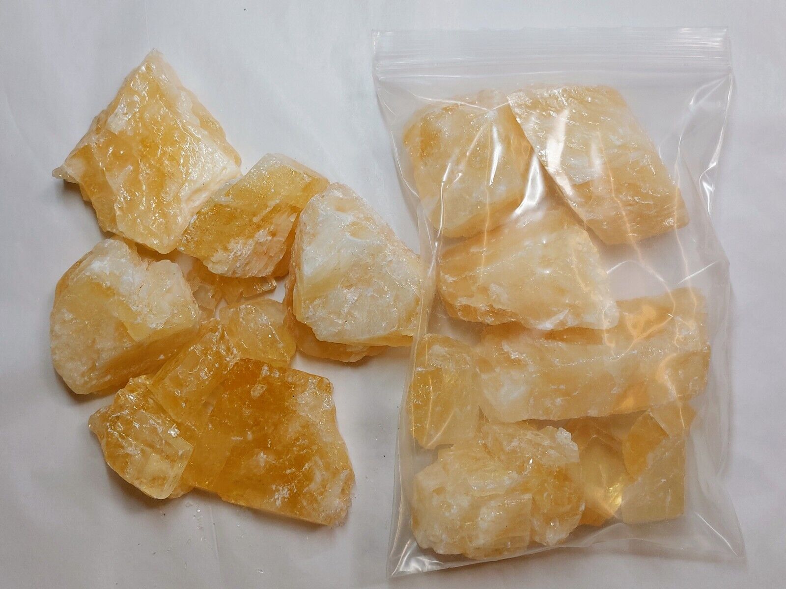 Amber Onyx Calcite Rough 2lb