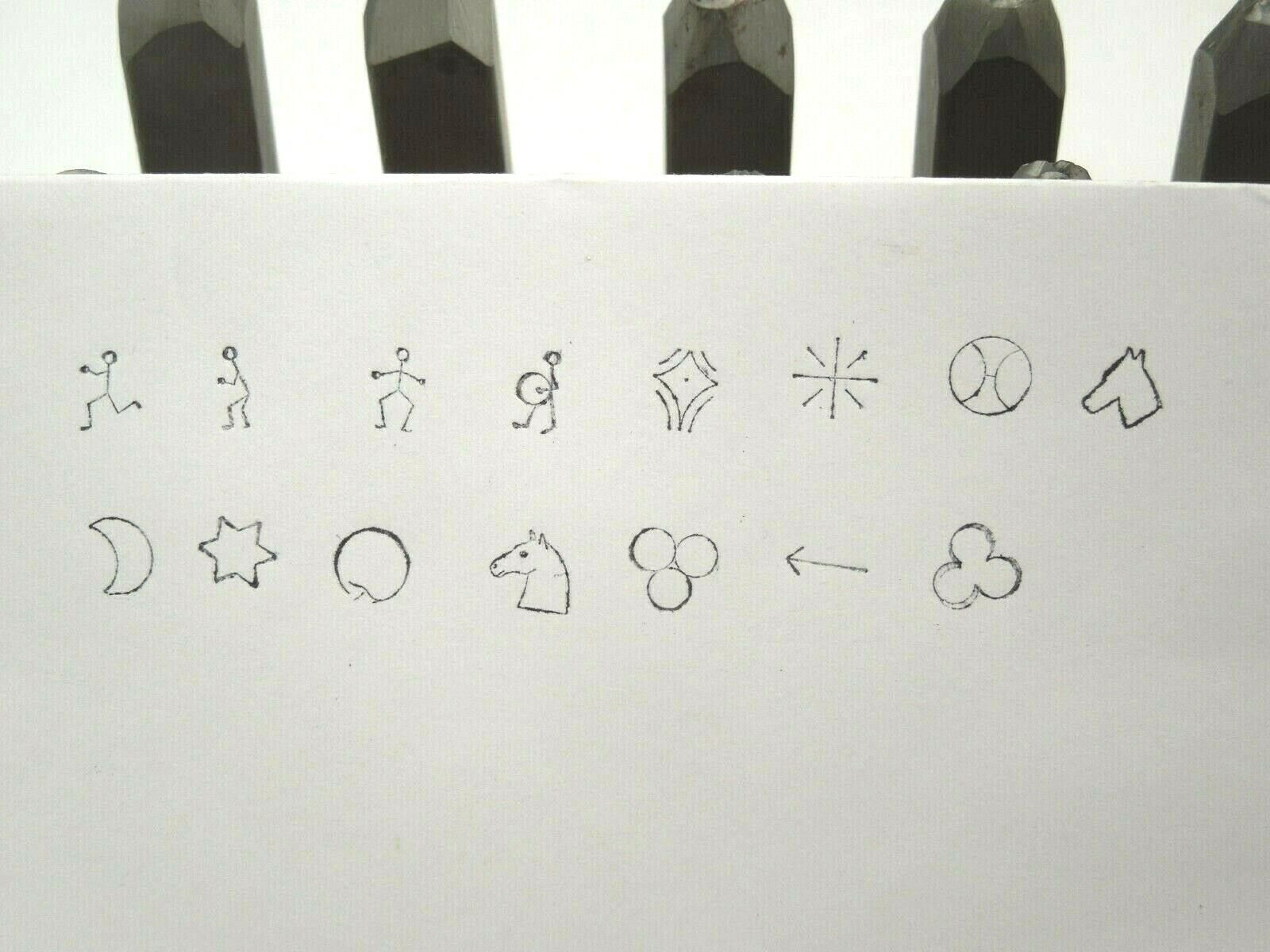 SYMBOL MARKING STAMPS 15pcs. - 5/16", Shop QC, Parts &Tools, Maker Marks, USA