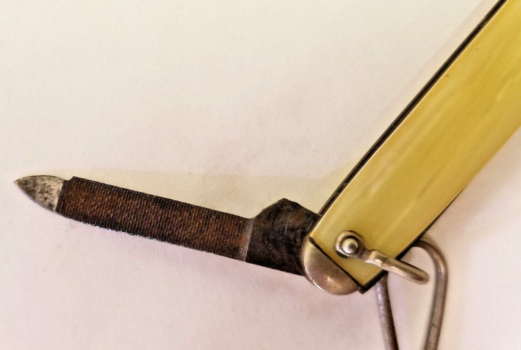 Vintage CAMILLUS #43, 2-Blade (1 Nail File and 1 Knife Blade) Mini Pocket Knife