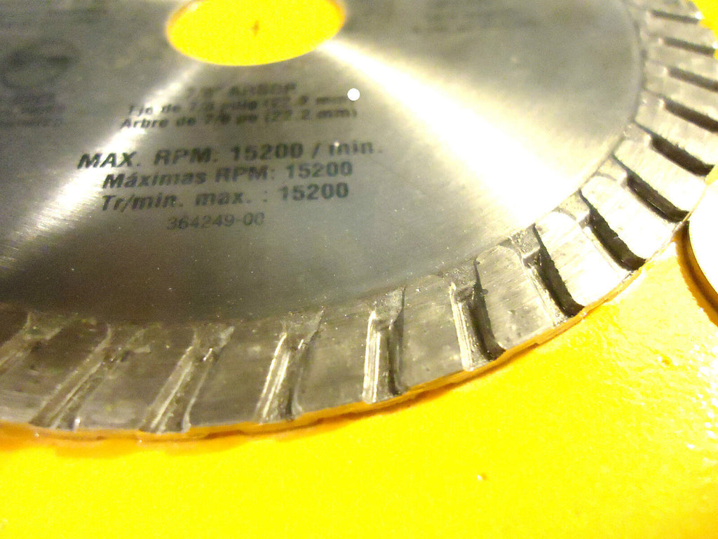 DEWALT 4” Continuous Rim Turbo Diamond Blade, # DW4700, Made In Korea, NEW