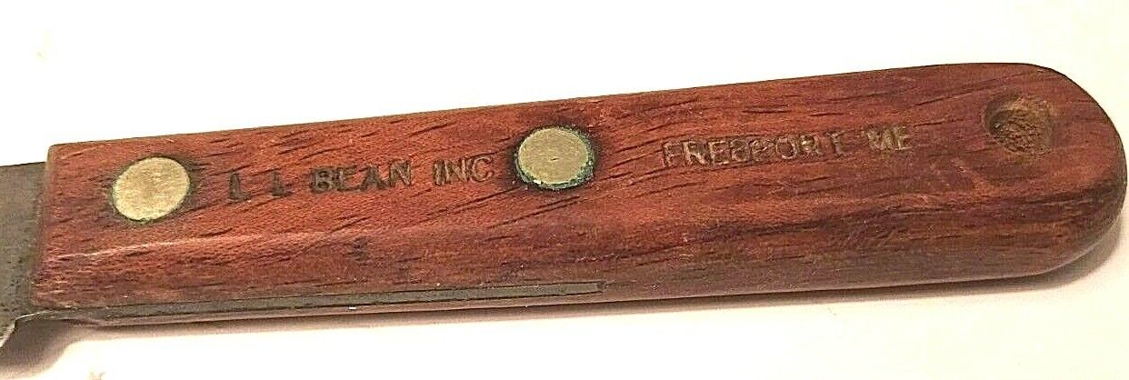 Vintage LL BEAN FREEPORT ME. 11" Double Curved Tip Kitchen Carving Knife