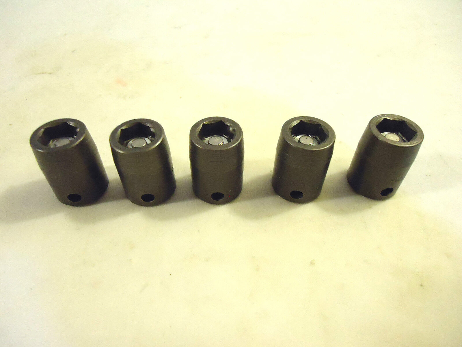 Magnetic Sockets, 5 pcs, 3/8” Drive X 11mm Hex, Hanson, USA, #93664, NEW/OTHER.
