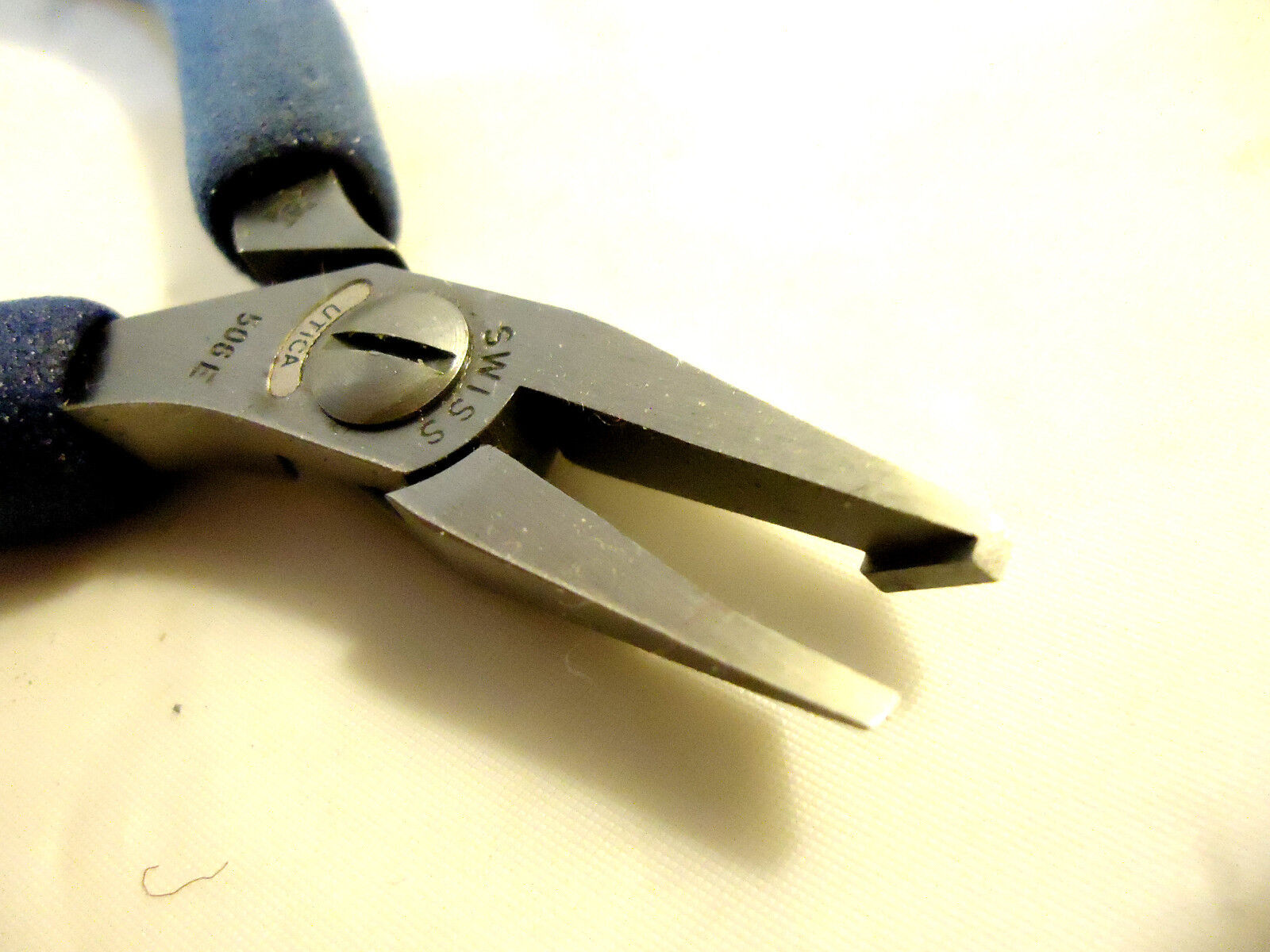 Utica Swiss U506E Angled Standoff Shear Flush Cutter, .060,  New, Free Ship