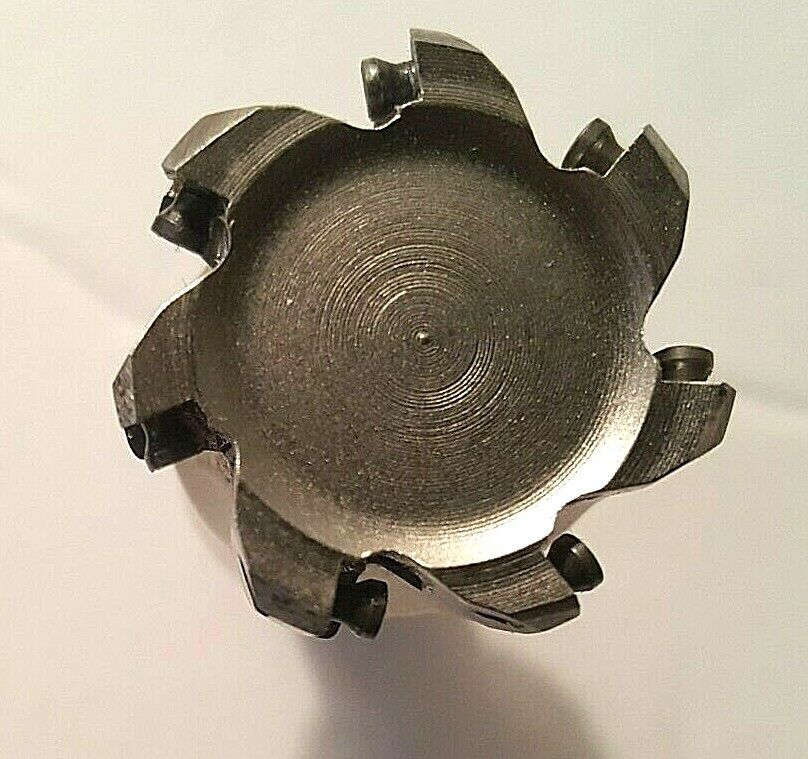 SECO R217.69-01.00-12RE-06-7AN TURBO INDEXABLE MILLING CUTTER, 1" Diameter