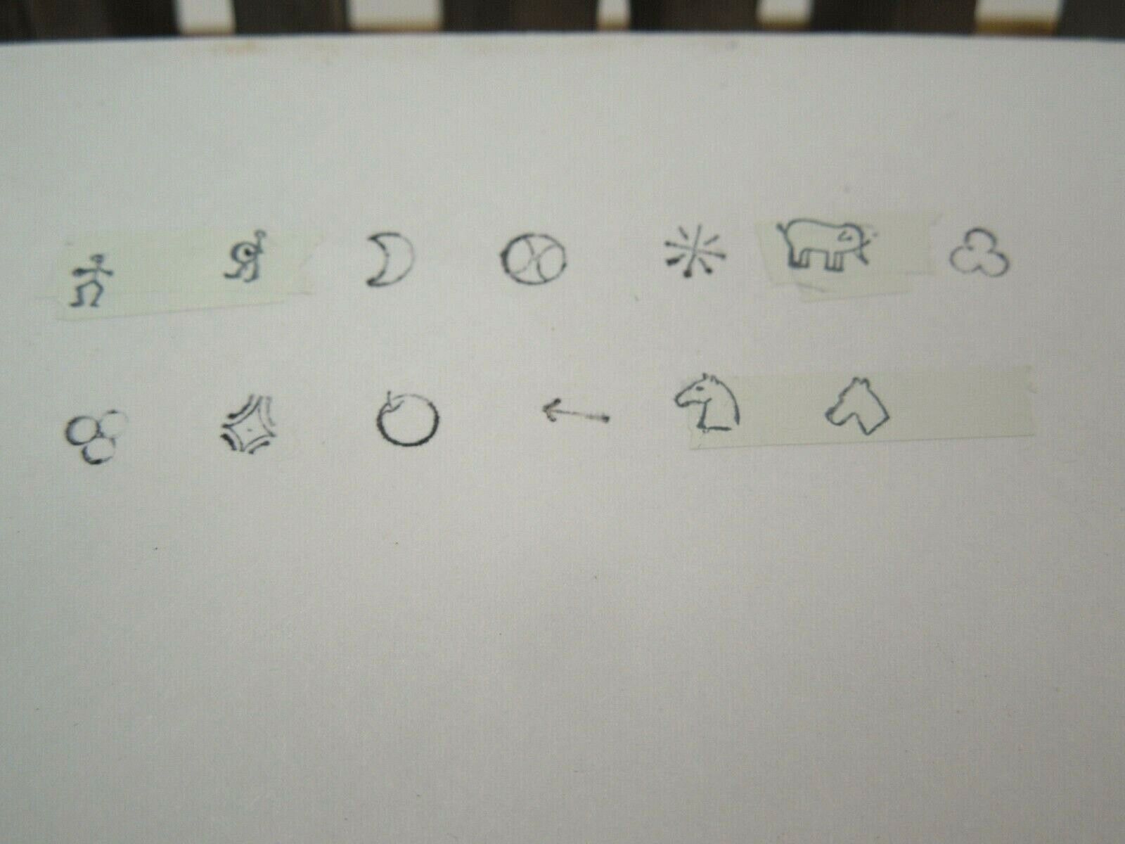 SYMBOL MARKING STAMPS 13pcs. - 3/16", Shop QC, Parts &Tools, Maker Marks, USA